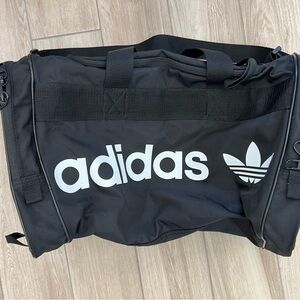 NWOT Adidas Black and White Duffel Bag